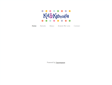 Tablet Screenshot of kid-kaboodle.com